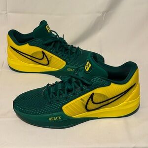 Nike Sabrina 1 Oregon Ducks Green Womens Size 16.5/Mens Size 15 FQ3381-300